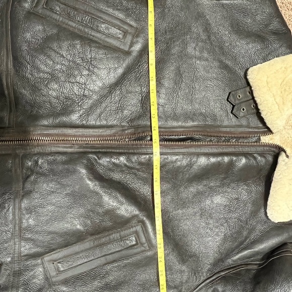 2 brand new leather bomber jackets.  Worn 1 time PRICE LISTED IS PER JACKET. - Picture 10 of 10